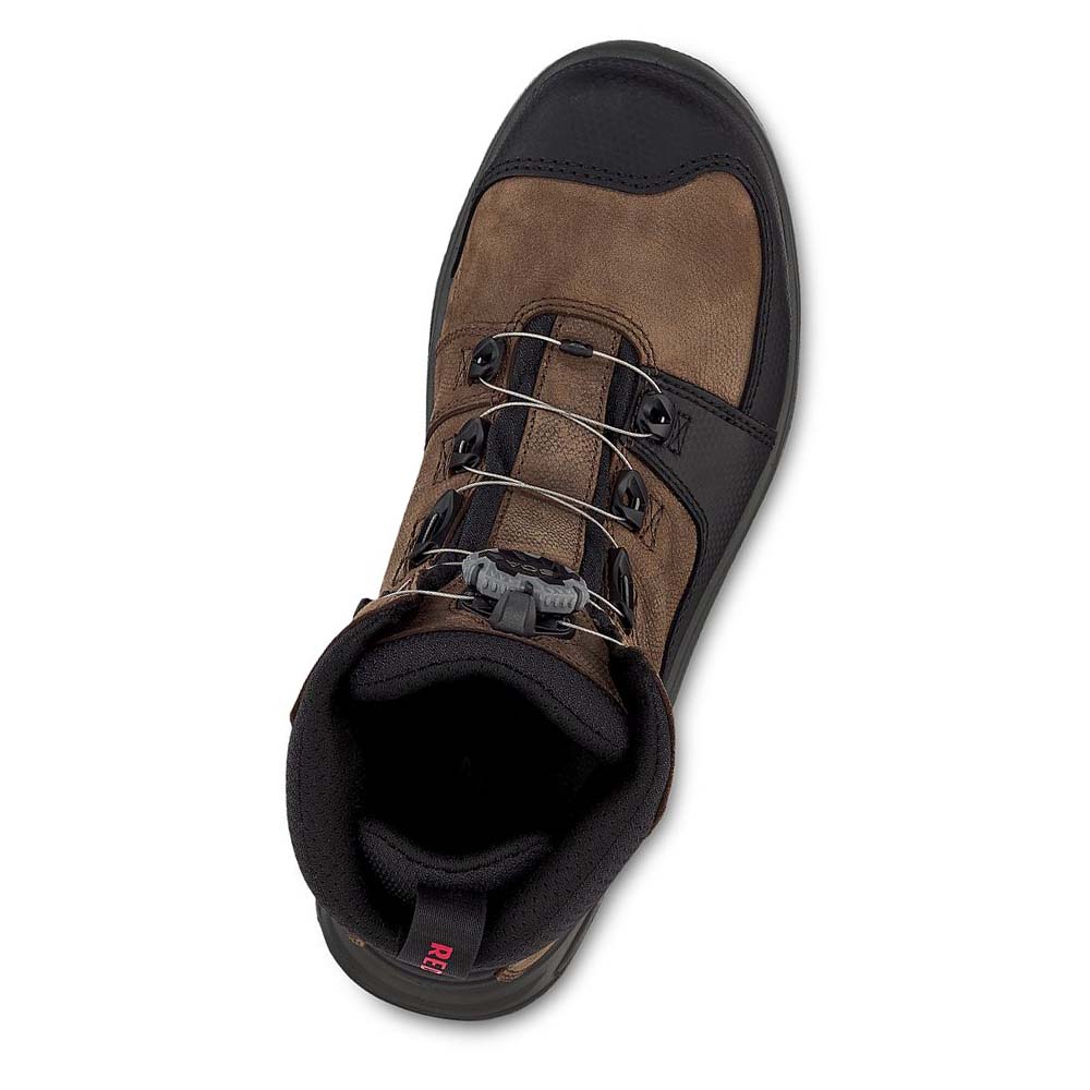 Red Wing Tradesman 8-inch BOA®, Vandtætte, CSA Sikkerhedsstøvler Herre Brune | DK316OKI