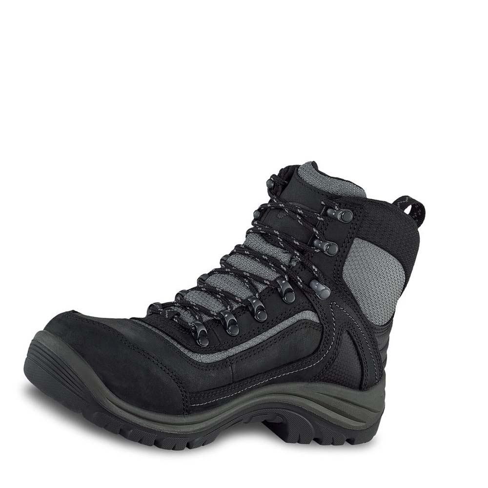 Red Wing Tradeswoman 6-inch Vandtætte Sikkerheds Tå Arbejdsstøvler Dame Sort | DK16VRW