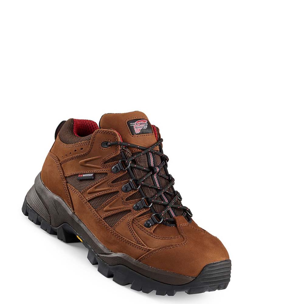 Red Wing TruHiker 3-inch Sikkerheds Tå Vandrestøvler Herre Brune | DK264OKI