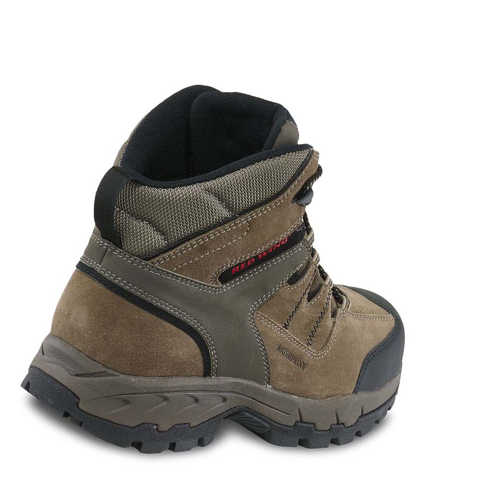 Red Wing TruHiker 6-inch Vandtætte CSA Sikkerheds Tå Vandrestøvler Herre Olivengrøn | DK252XYU