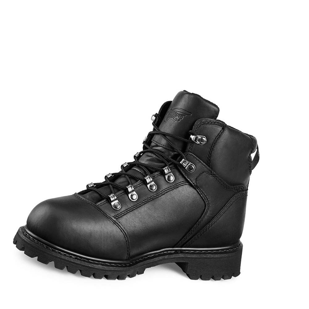 Red Wing TruWelt 6-inch Sikkerheds Tå Vandtætte Støvler Herre Sort | DK418AHK