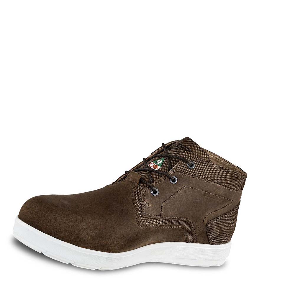 Red Wing Zero-G Lite CSA 5-inch Sikkerheds Tå Slip-On Arbejds Sikkerhedssko Dame Brune | DK111YXF