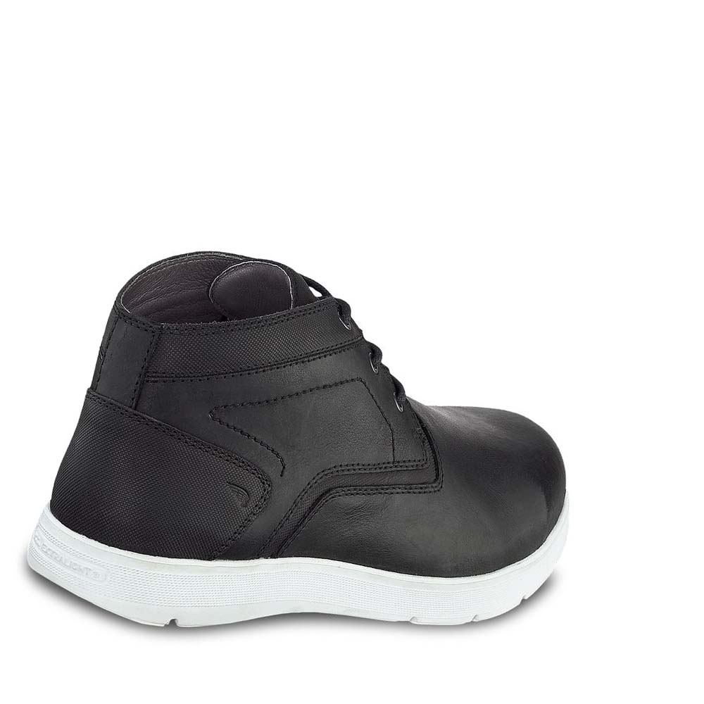Red Wing Zero-G Lite Heritage Sikkerheds Tå Chukka Støvler Herre Sort Hvide | DK245WNB