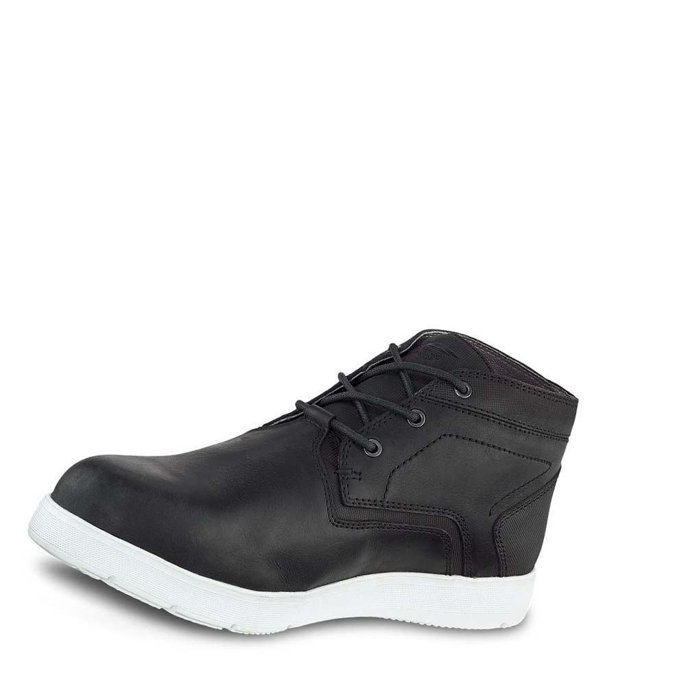 Red Wing Zero-G Lite Heritage Sikkerheds Tå Chukka Støvler Herre Sort Hvide | DK245WNB