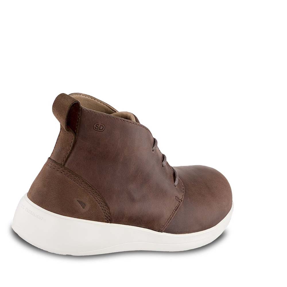 Red Wing Zero-G Lite Sikkerheds Tå Chukka Støvler Dame Brune | DK141WNB