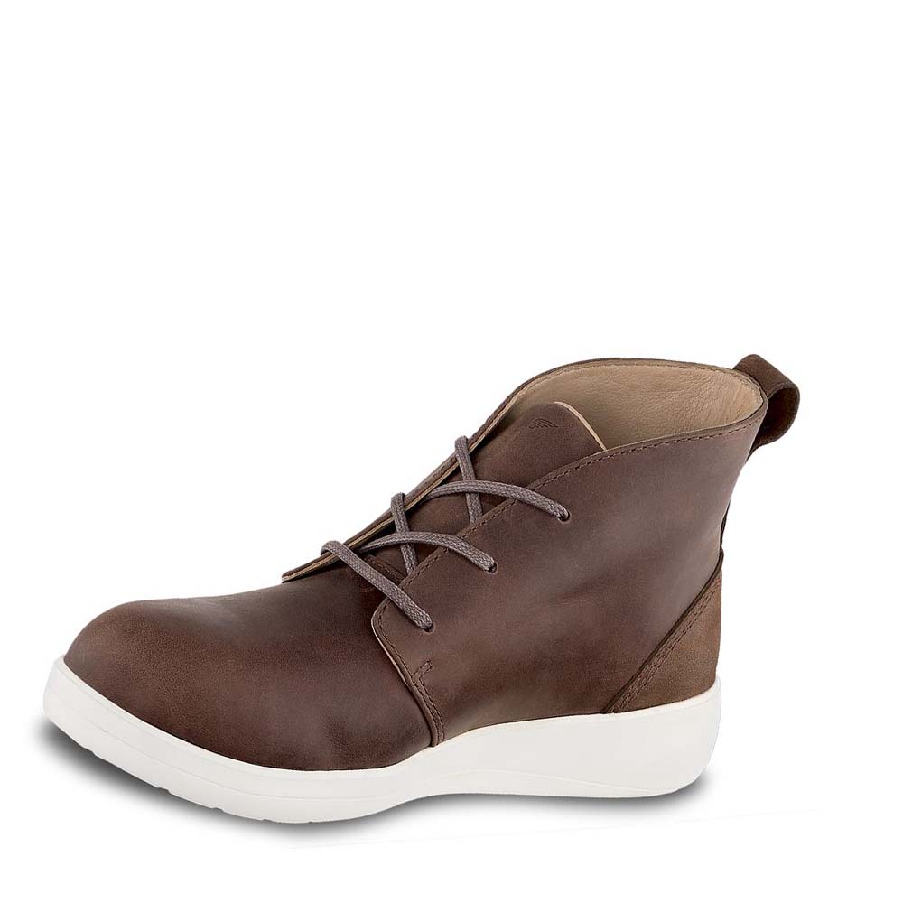 Red Wing Zero-G Lite Sikkerheds Tå Chukka Støvler Dame Brune | DK141WNB