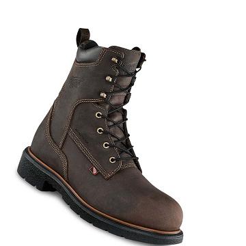 Red Wing 8-inch Insulated, Soft Tå Vandtætte Støvler Herre Taupe | DK375WNB