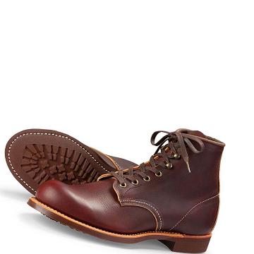 Red Wing Blacksmith Heritage 6-Inch in Oil-Slick Læder Støvler Herre Bordeaux | DK210AHK