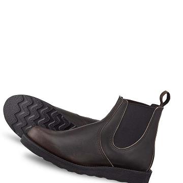 Red Wing Classic Heritage 6-inch in Harness Læder Chelsea Støvler Herre Sort | DK241YXF