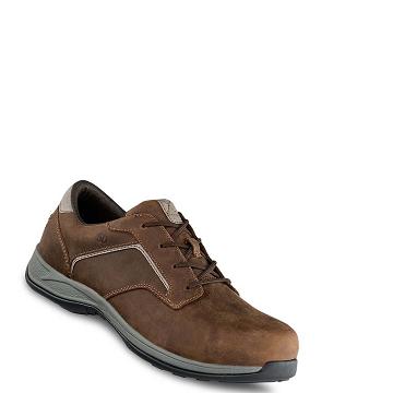 Red Wing ComfortPro Sikkerheds Tå Oxford Sko Herre Brune | DK18XYU