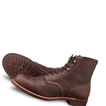 Red Wing Iron Ranger Heritage 6-Inch in Harness Læder Støvler Herre Kaffe | DK221MQZ